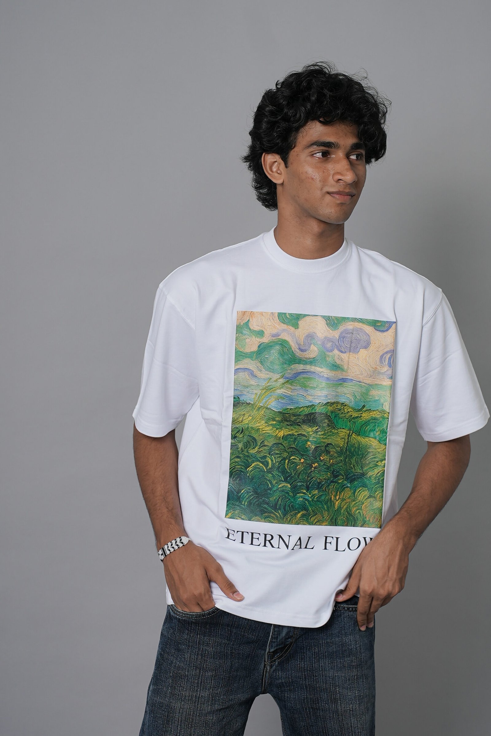 Eternal Flow Oversized Tee - Image 9