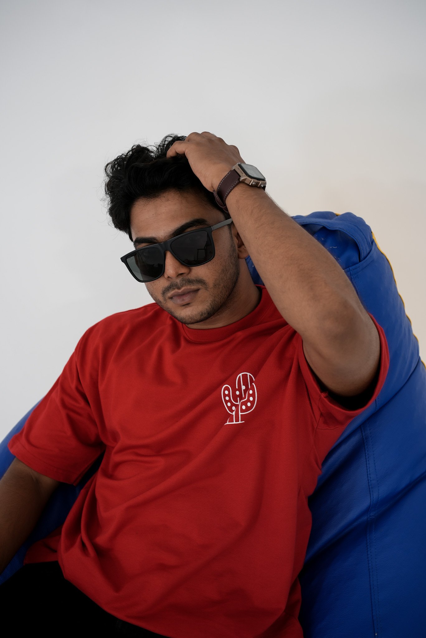 Good Things Take Time Premium Oversized Tee – Red - Image 3