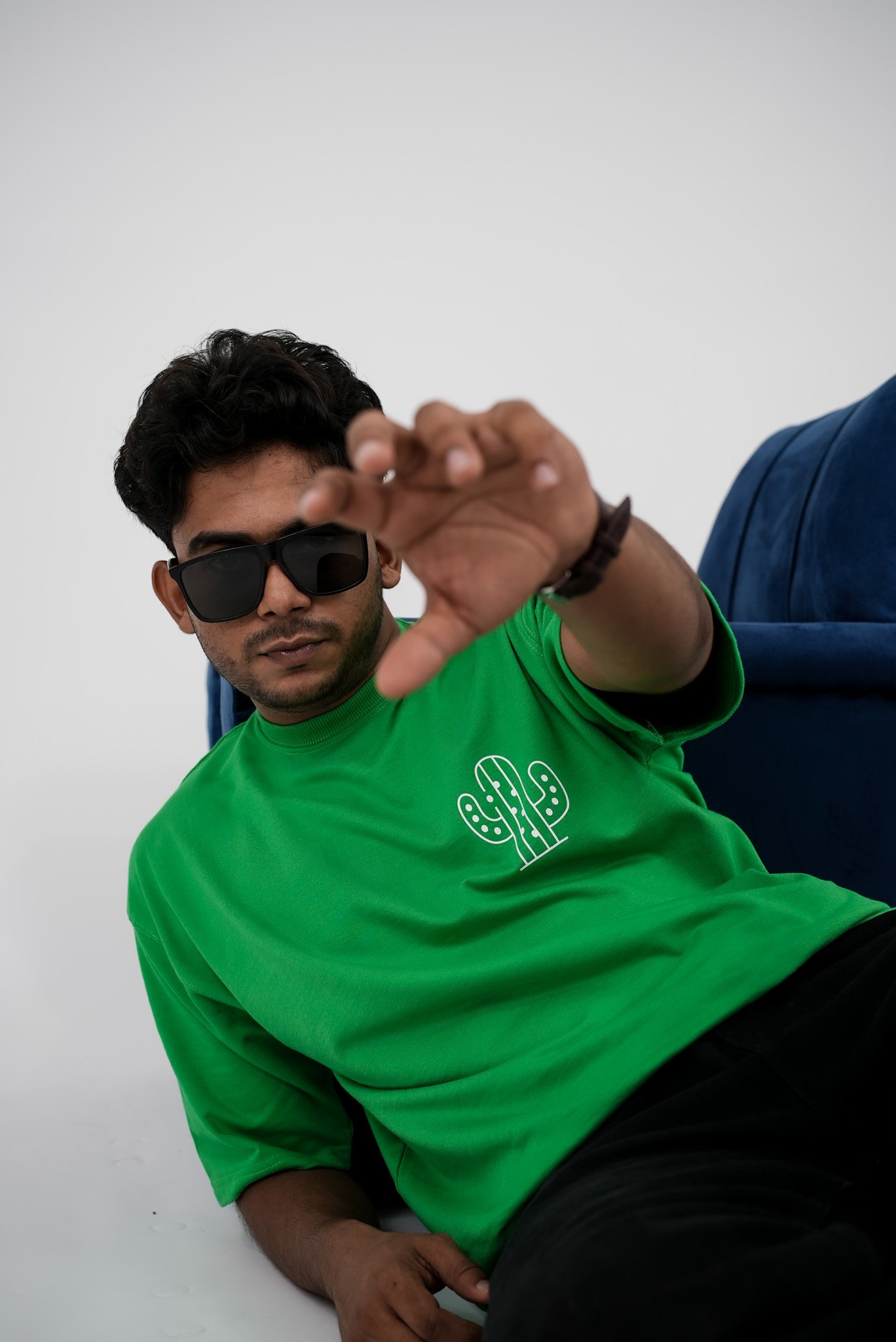 Good Things Take Time Premium Oversized Tee – Green - Image 8