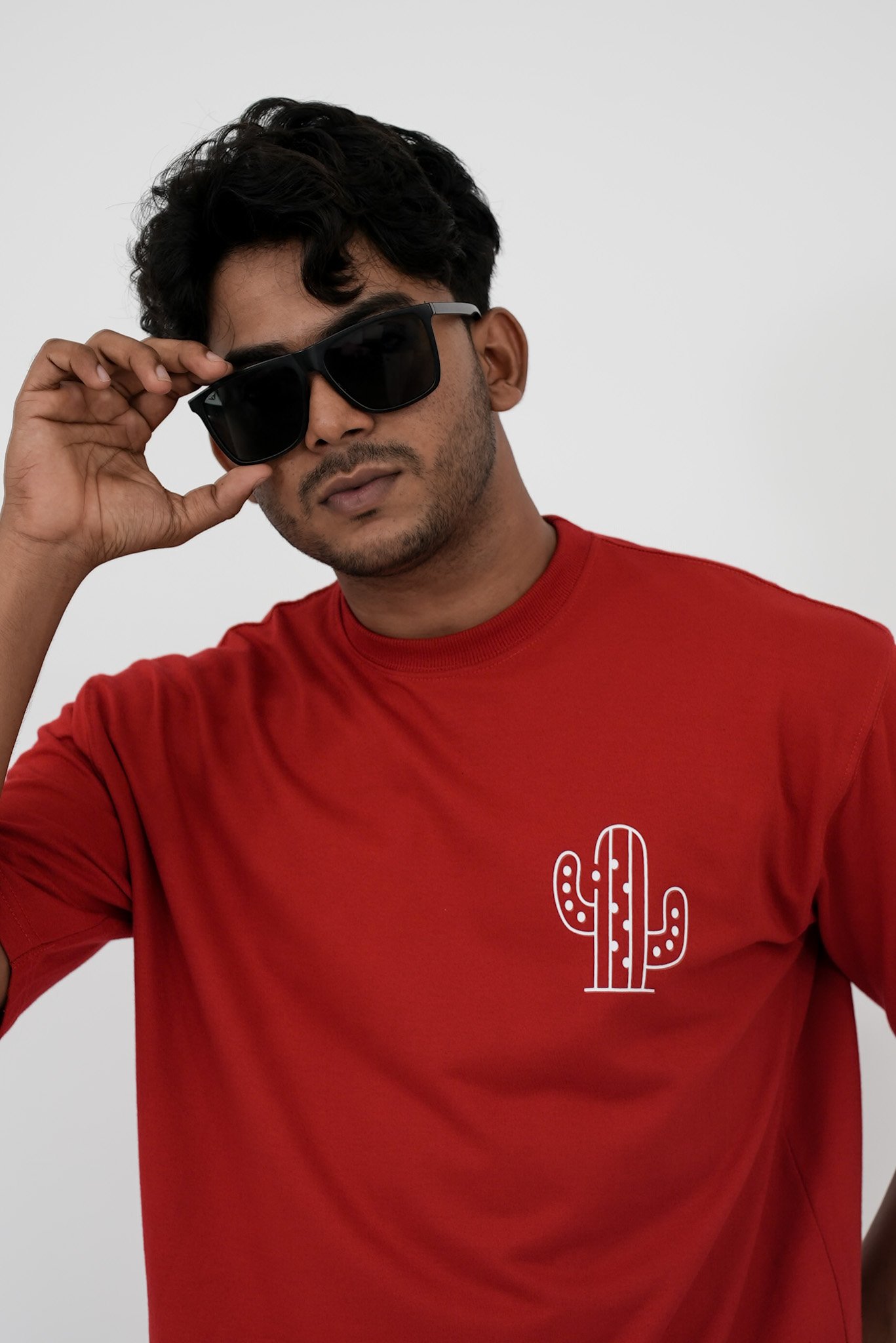 Good Things Take Time Premium Oversized Tee – Red