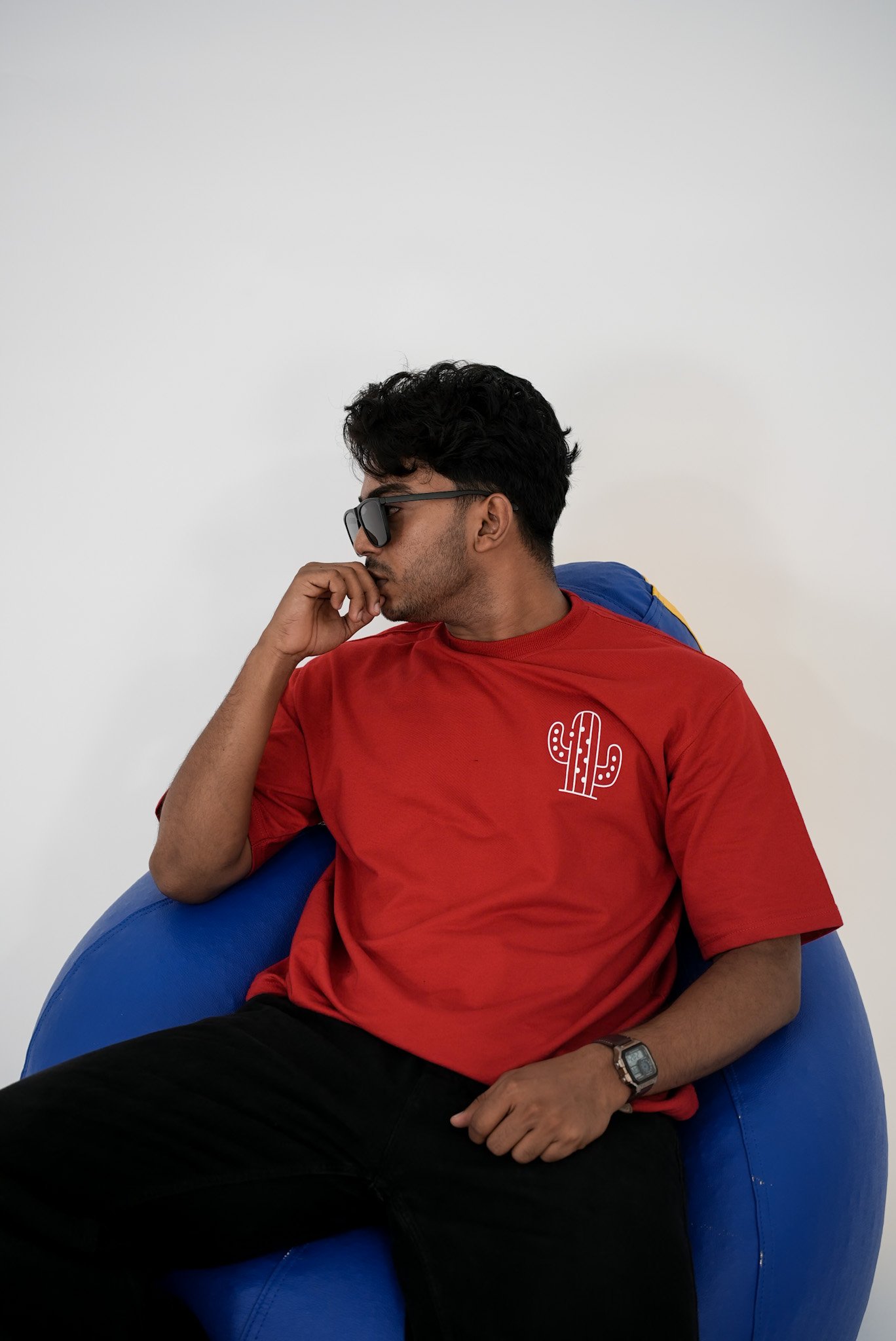 Good Things Take Time Premium Oversized Tee – Red - Image 7
