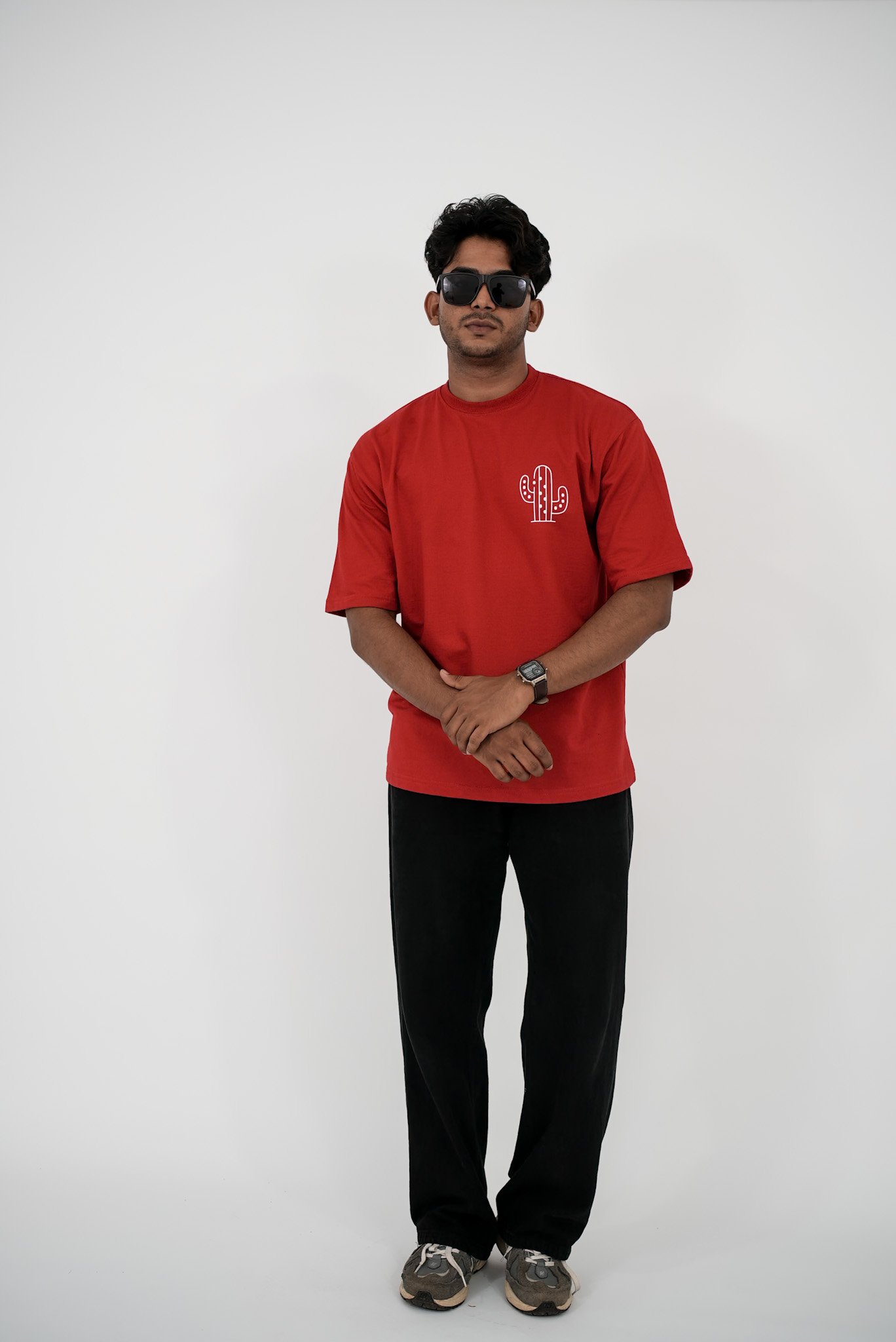 Good Things Take Time Premium Oversized Tee – Red - Image 2