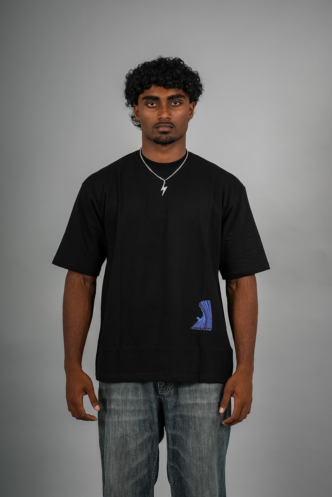 No Bad Waves Premium Oversized Tee – Black - Image 5