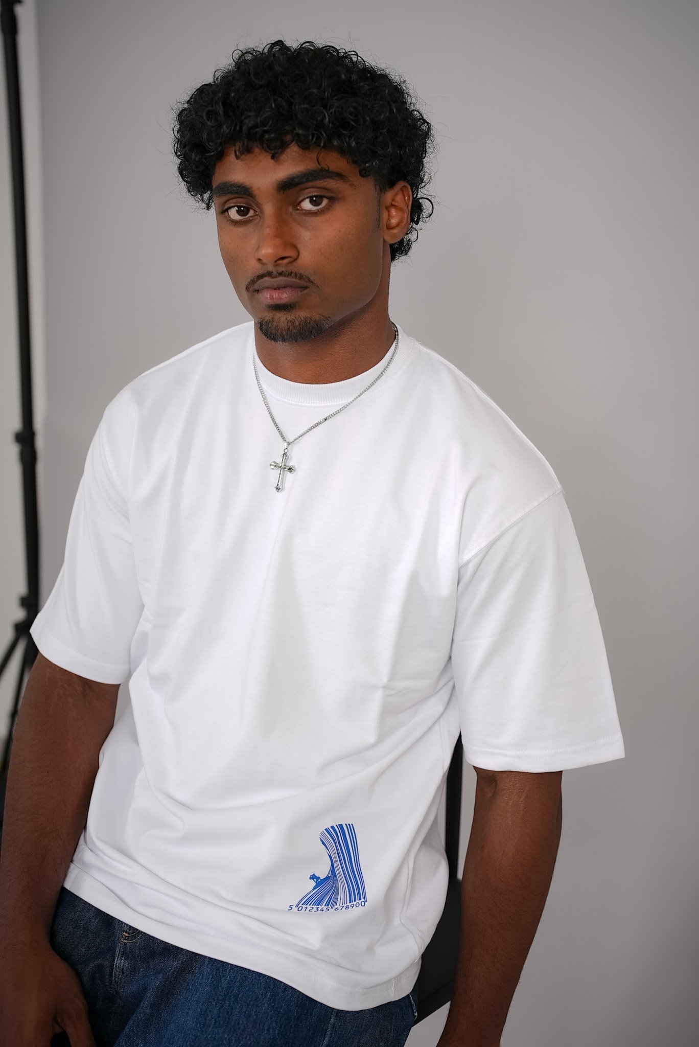 No Bad Waves Premium Oversized Tee – White - Image 5