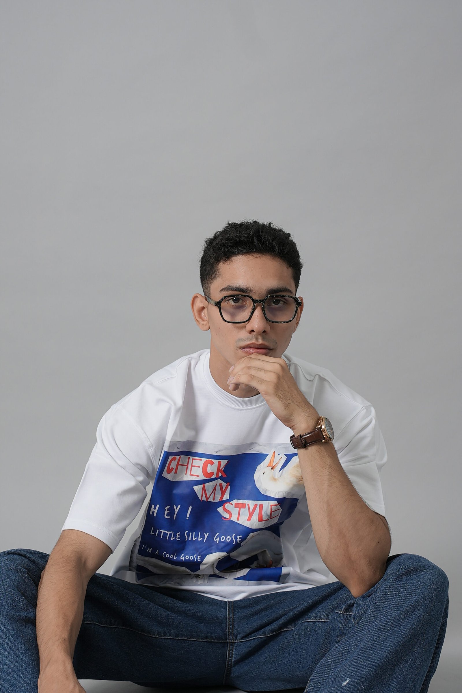 Silly Goose Oversized Graphic Tee - Image 2