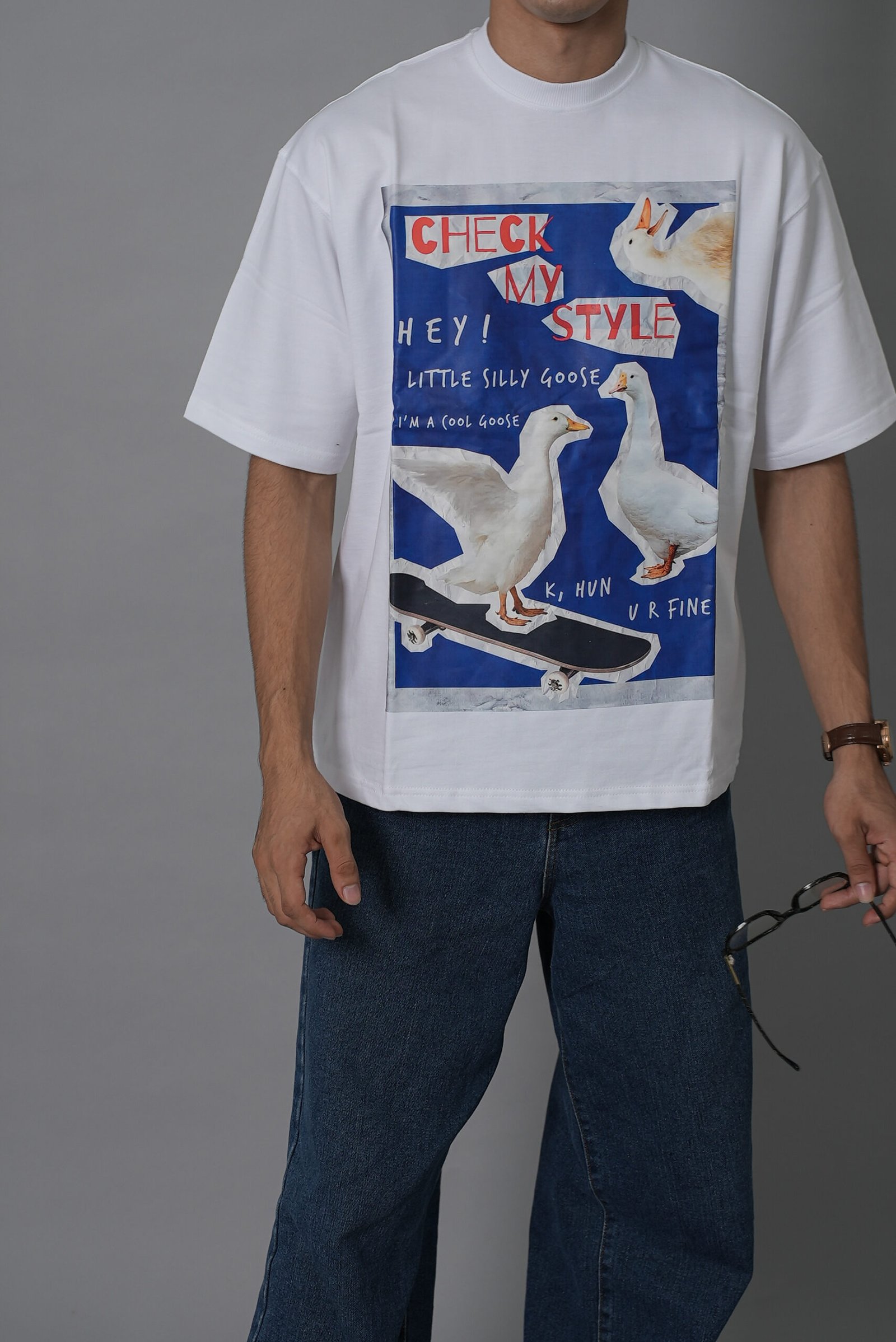 Silly Goose Oversized Graphic Tee - Image 7